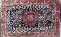 FINE SAROUK PERSIAN WOOL RUG - UNIQUE DESIGN