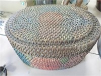 Early woven basket 10x8x5"