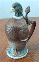 Vintage European Duck Beer Stein