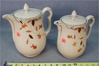 2- Vintage Hall Jewel Tea Coffee Pitchers