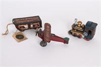 The Boyd's Collection Cast Iron Plane & Train Set