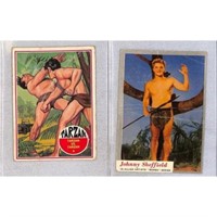 (2) Vintage Tarzan Cards