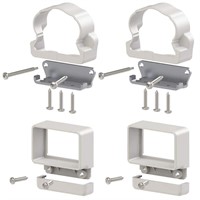 White Line Bracket Kit - 4 Pcs  Traditional