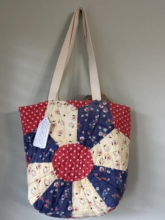 Handmade Quilt Tote Purse