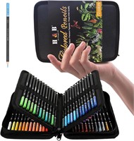 KemyFei 72pcs Pro Colored Pencil Set