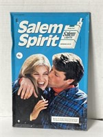 Metal Salem Spirit Sign, 14x9 " (cigarettes)