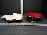 Two Pieces of Carlton Ware Rouge Royale