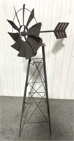 4 Ft Rustic Metal Windmill