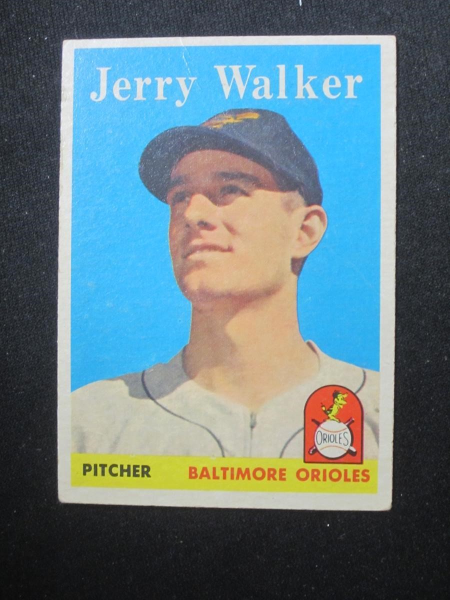 1958 TOPPS #113 JERRY WALKER ORIOLES