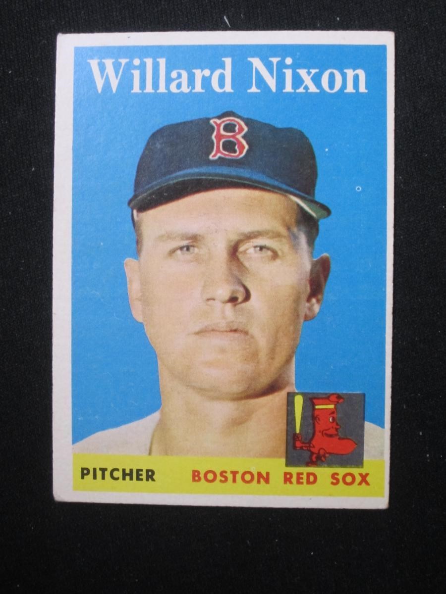 1958 TOPPS #395 WILLARD NIXON RED SOX