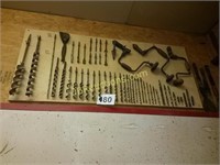 WOOD DRILL BRACE & BIT COLLECTION