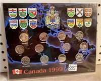 CANADA 1999 QUARTERS SET