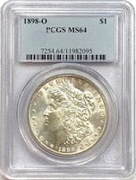 1898-O Morgan Silver Dollar MS-64