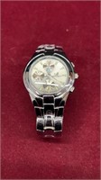 Silver Tone Wrist Watch for Men