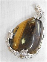 TIGERS EYE STONE PENDANT ROCK STONE LAPIDARY SPECI