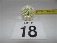 WATERFORD CRYSTAL GOLF BALL PAPERWEIGHT