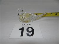 WATERFORD CRYSTAL BIRD PAPERWEIGHT