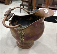 Brass Vintage Kindlin Bucket
