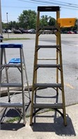 2 ladders, 4 ft Werner and 6 ft Husky, includes