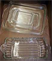 Misc. Glass Tray Lot