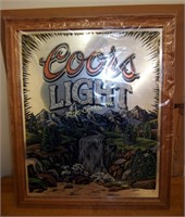 Coors Light Beer Mirror