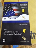 2011, 2013 US Mint sets