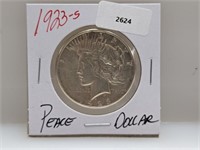 1923-S 90% Silver Peace $1 Dollar