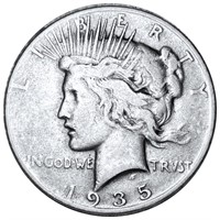 1935 Silver Peace Dollar NICELY CIRCULATED