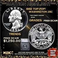 Proof ***Auction Highlight*** 1956 Washington Quar