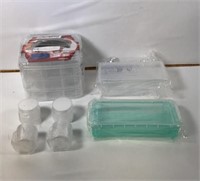 New Lot of 4 Storage Containers