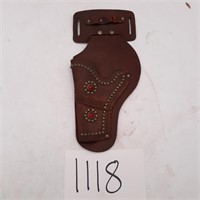 Vintage Leather Childs Toy Gun Holster