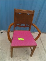 Vintage Upholstered Side Chair