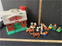Fisher Price farm barn with animals
