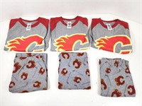 NEW Calgary Flames Kids PJ's (S) (x3pairs)