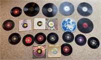 Mixed Lot of Vintage 45’s and Shellac Records