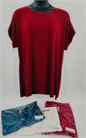 4 New Zenana Tunic T-shirts Size 3X