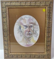 Larry David Comedian Pastel Portrait By Paul