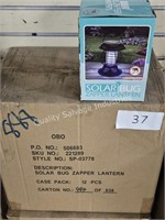 2-12ct solar bug zapper lanterns