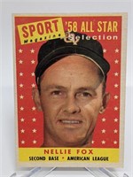 1958 Topps Sport Magazine Nellie Fox #479