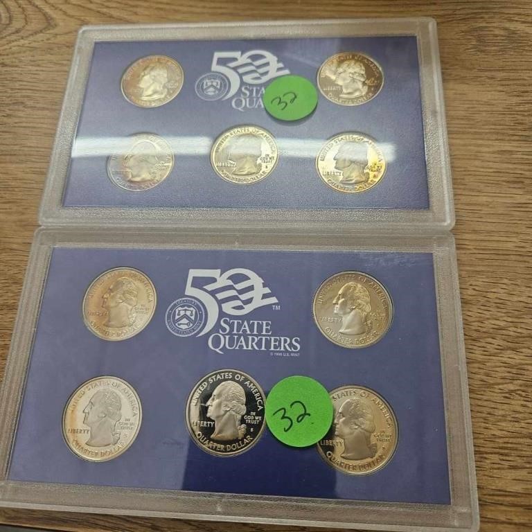 2 quarter proof set