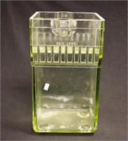 Vintage glass battery acid jar