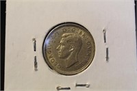 1944 Great Britain 6 Pence Silver Coin