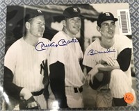 247 - MICKEY MANTLE / BILLY MARTIN SIGNED PHOTO