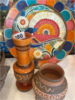 Mexican Plate, Terra Cotta art and more