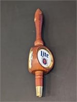 Miller Lite Wood Handle Beer Tap