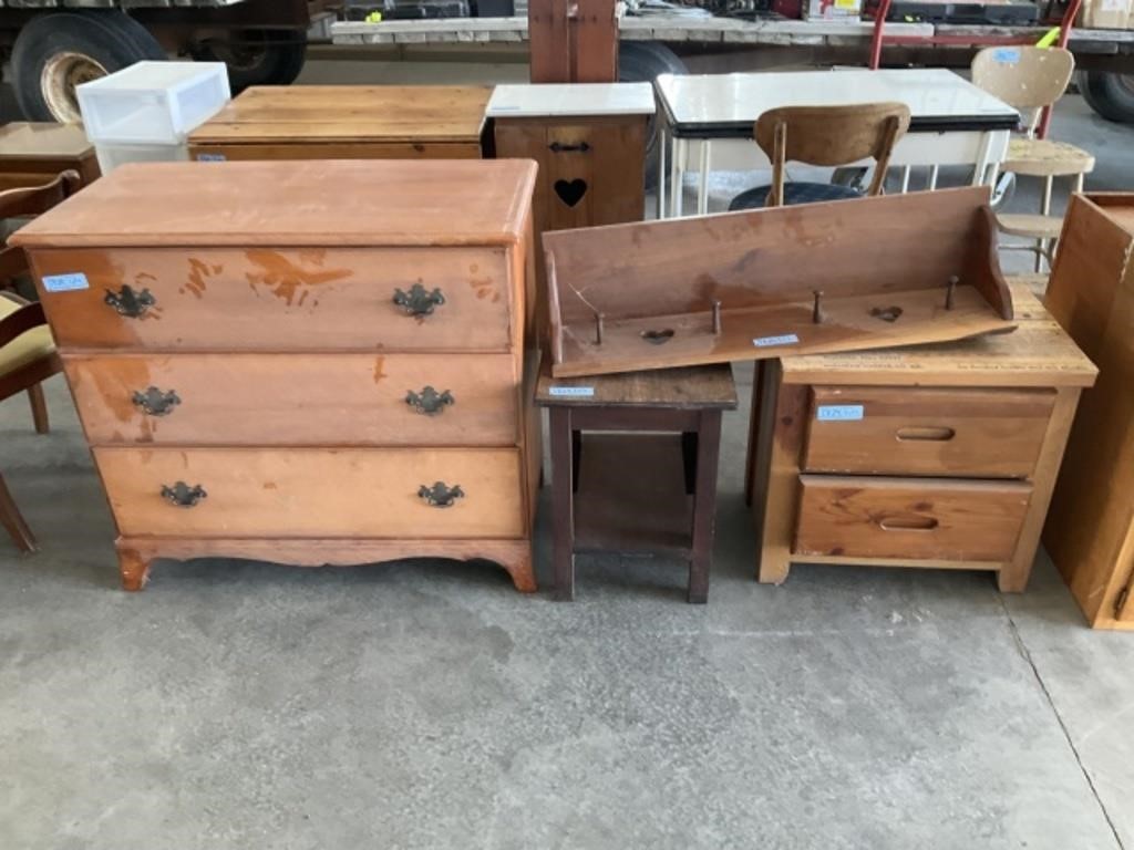 Chest of Drawers, 2 Drawer Stand, & More