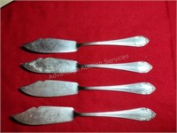 German silver butter knives