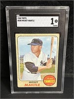 1968 Topps Mickey Mantle #280 SGC 1 PR