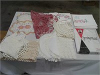 Doilies and embroidery