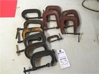 Metal C-clamps (11)
